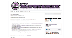 Desktop Screenshot of brokeymcpoverty.com