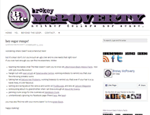 Tablet Screenshot of brokeymcpoverty.com